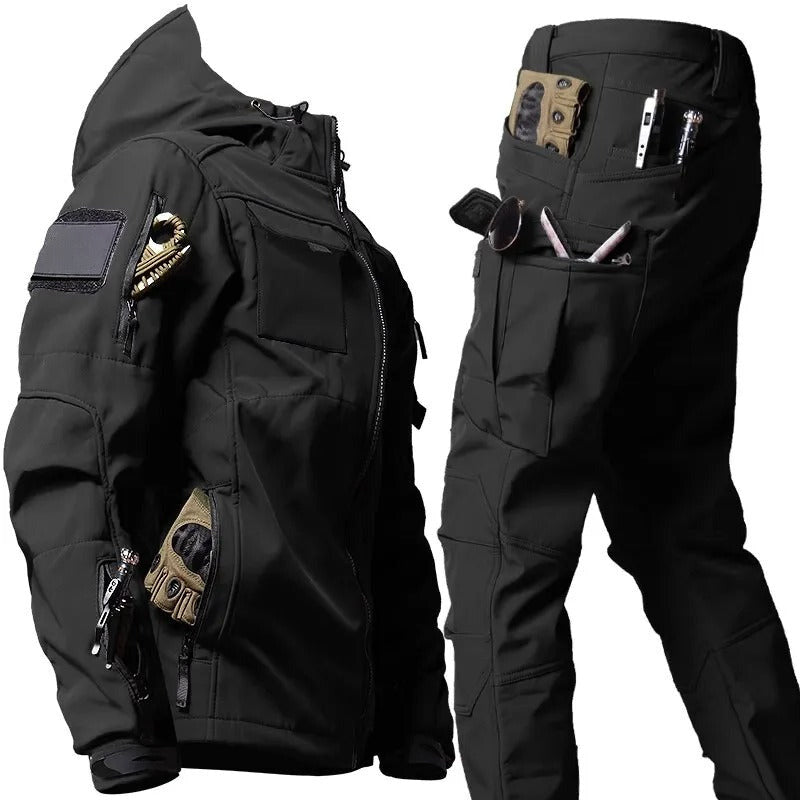 Nordfall - Ensemble cargo extérieur imperméable et coupe-vent