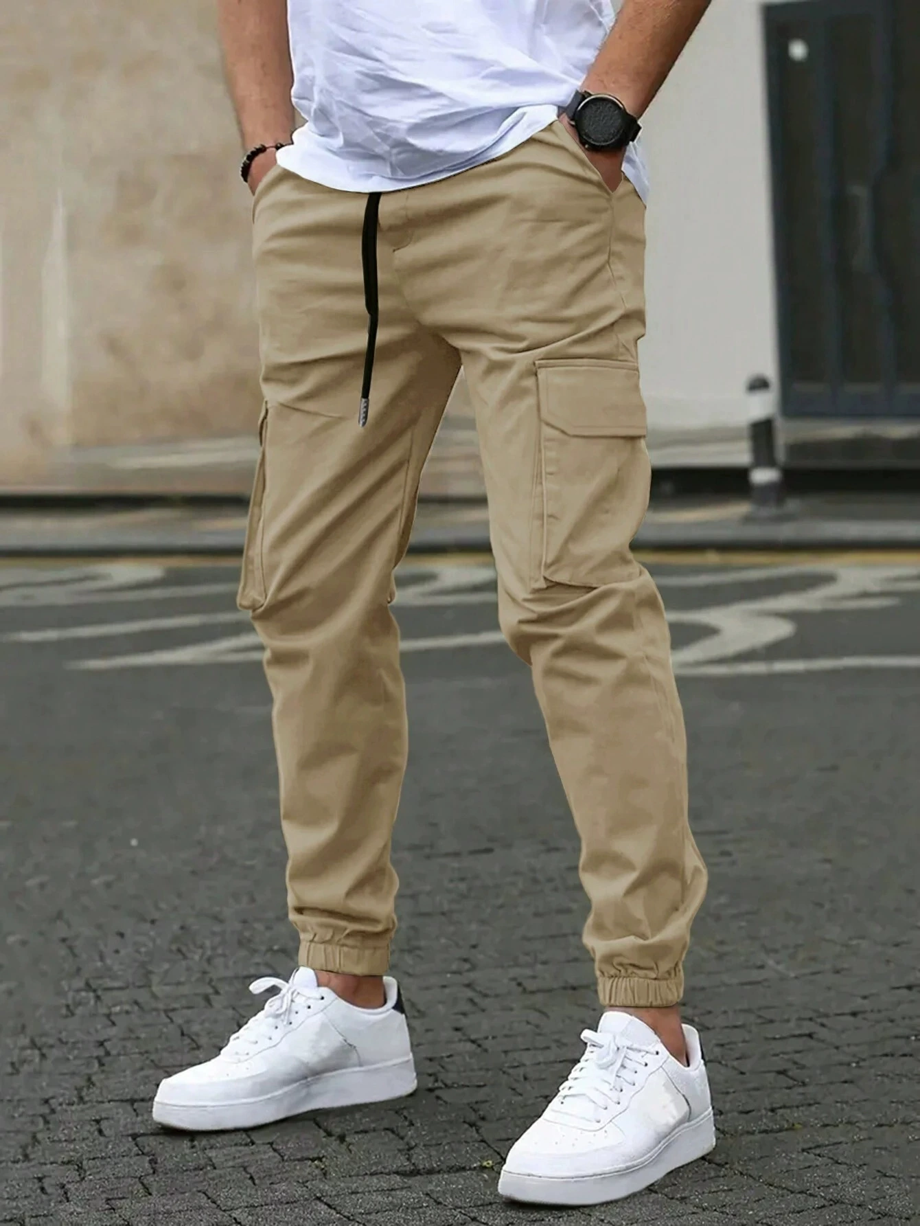 Léo – Pantalon cargo jogger, confort et style sans compromis